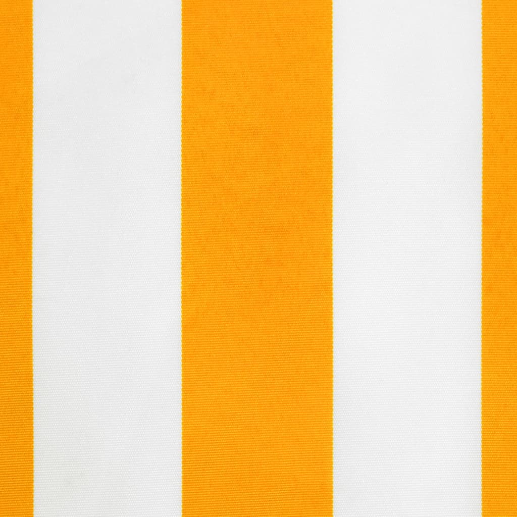Replacement Fabric for Awning Valance Yellow and White Stripe 4.5 m