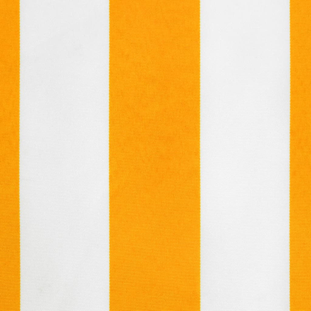 Replacement Fabric for Awning Valance Yellow and White Stripe 6 m