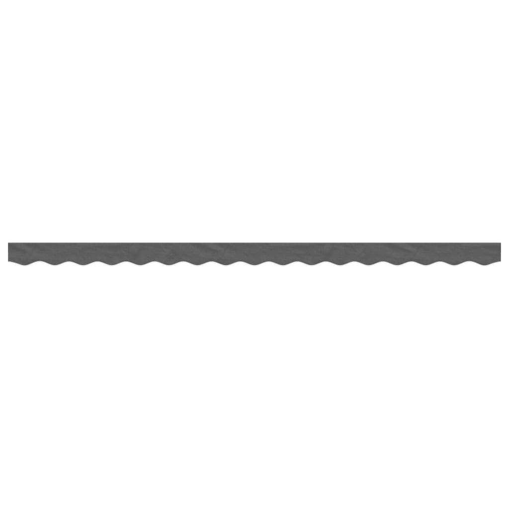 Replacement Awning Valance Fabric | Anthracite Stripe