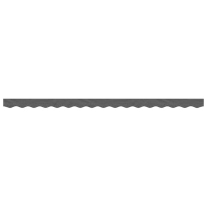 Replacement Awning Valance Fabric | Anthracite Stripe