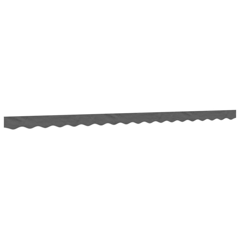 Replacement Fabric for Awning Valance Anthracite Stripe 4.5 m
