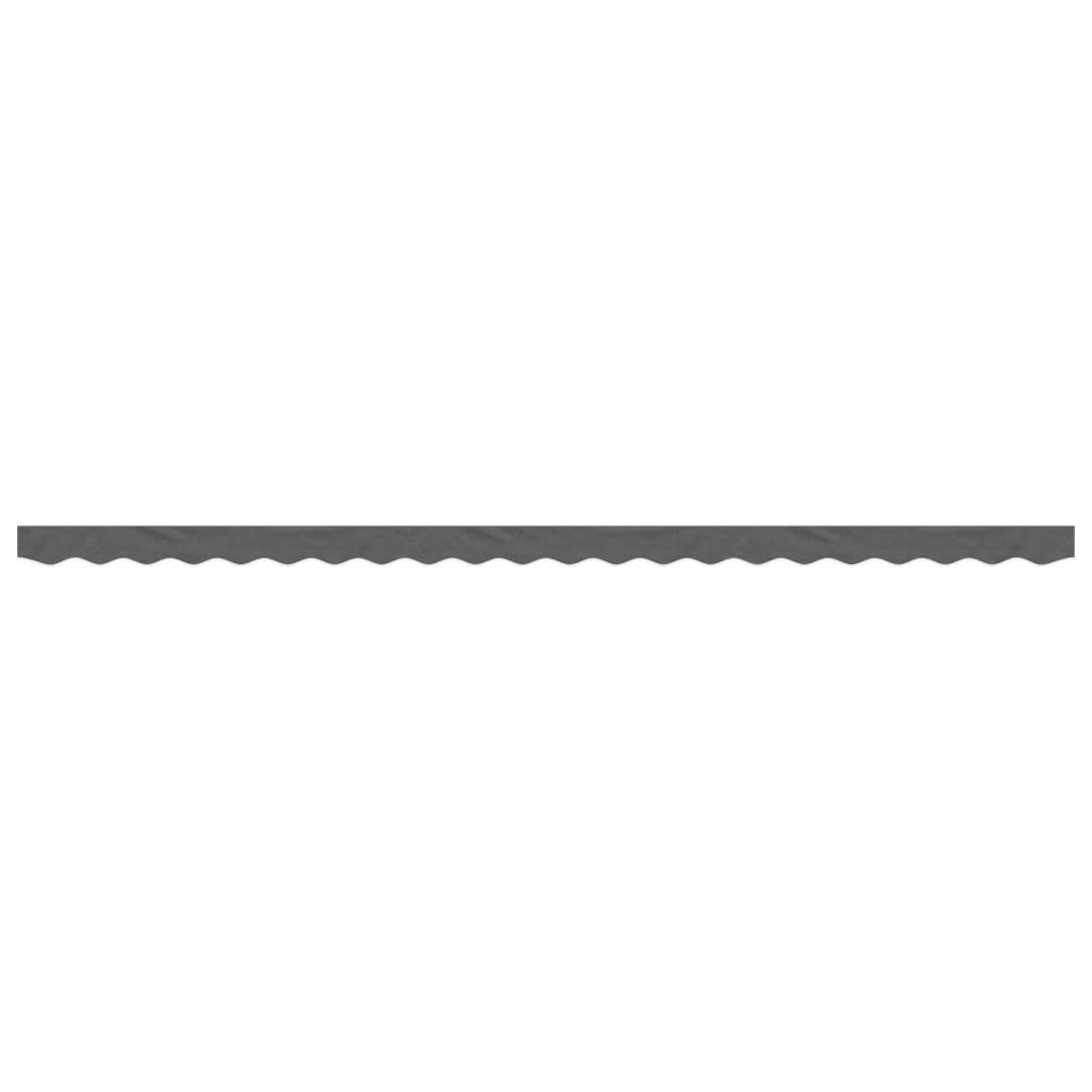 Replacement Fabric for Awning Valance Anthracite Stripe 5 m