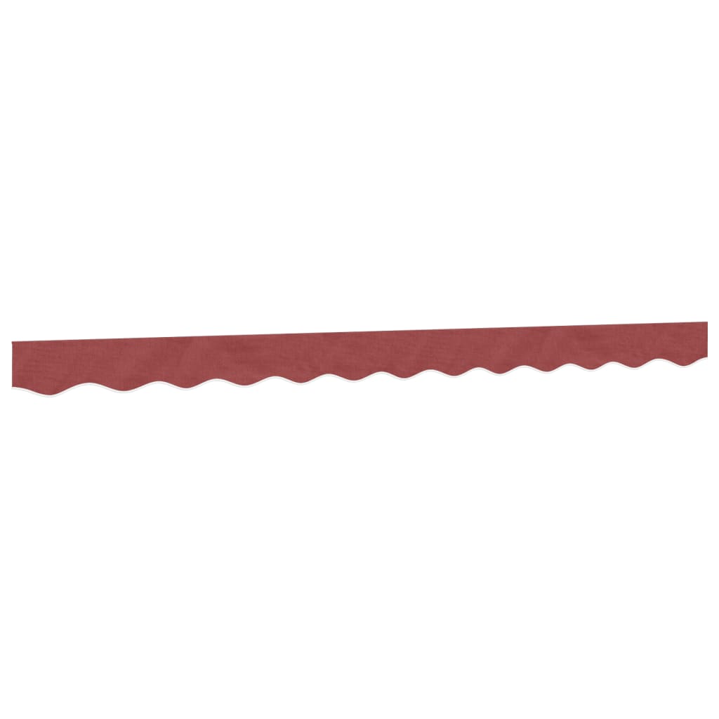 Replacement Fabric for Awning Valance Burgundy Stripe 3 m