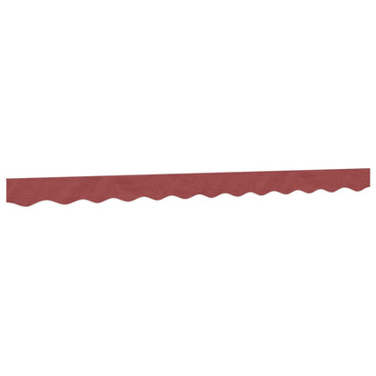 Replacement Fabric for Awning Valance Burgundy Stripe 3 m
