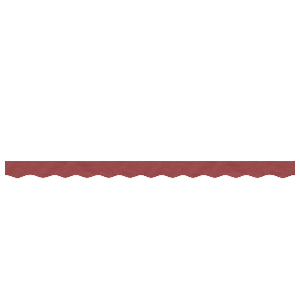 Replacement Fabric for Awning Valance Burgundy Stripe 3 m
