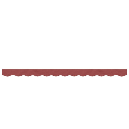 Replacement Fabric for Awning Valance Burgundy Stripe 3 m