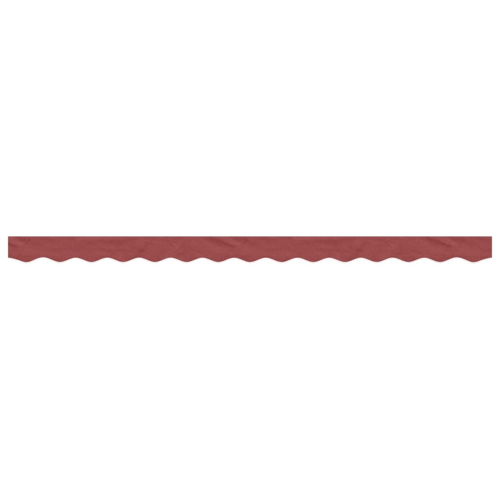 Replacement Fabric for Awning Valance Burgundy Stripe 3.5 m