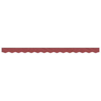Replacement Fabric for Awning Valance Burgundy Stripe 3.5 m