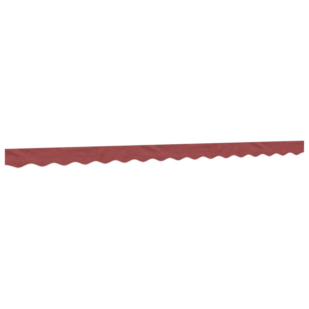 Replacement Fabric for Awning Valance Burgundy Stripe 4 m