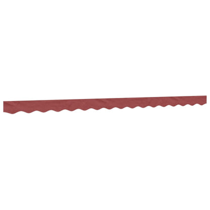 Replacement Fabric for Awning Valance Burgundy Stripe 4 m