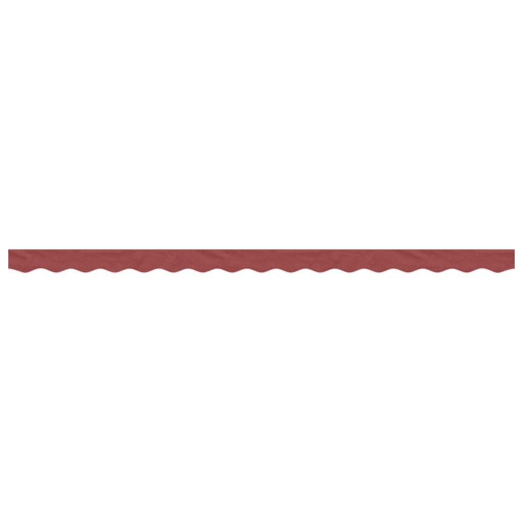 Replacement Fabric for Awning Valance Burgundy Stripe 4 m