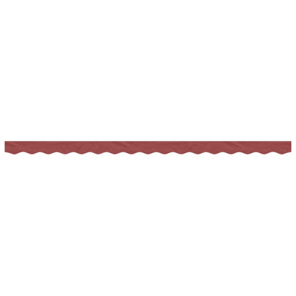 Replacement Fabric for Awning Valance Burgundy Stripe 4 m