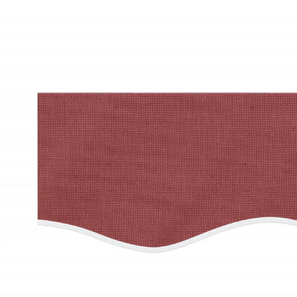 Replacement Fabric for Awning Valance Burgundy Stripe 4 m