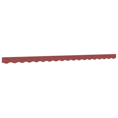 Replacement Fabric for Awning Valance Burgundy Stripe 4.5 m