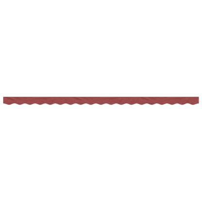 Replacement Fabric for Awning Valance Burgundy Stripe 4.5 m