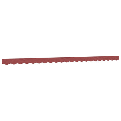 Replacement Fabric for Awning Valance Burgundy Stripe 5 m
