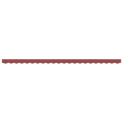 Replacement Fabric for Awning Valance Burgundy Stripe 5 m