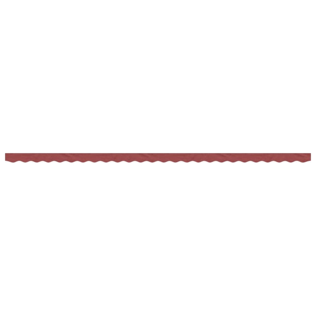 Replacement Fabric for Awning Valance Burgundy Stripe 6 m
