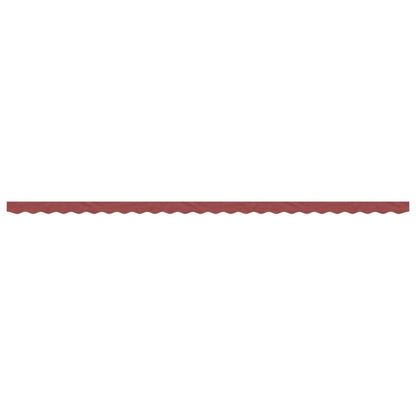 Replacement Fabric for Awning Valance Burgundy Stripe 6 m