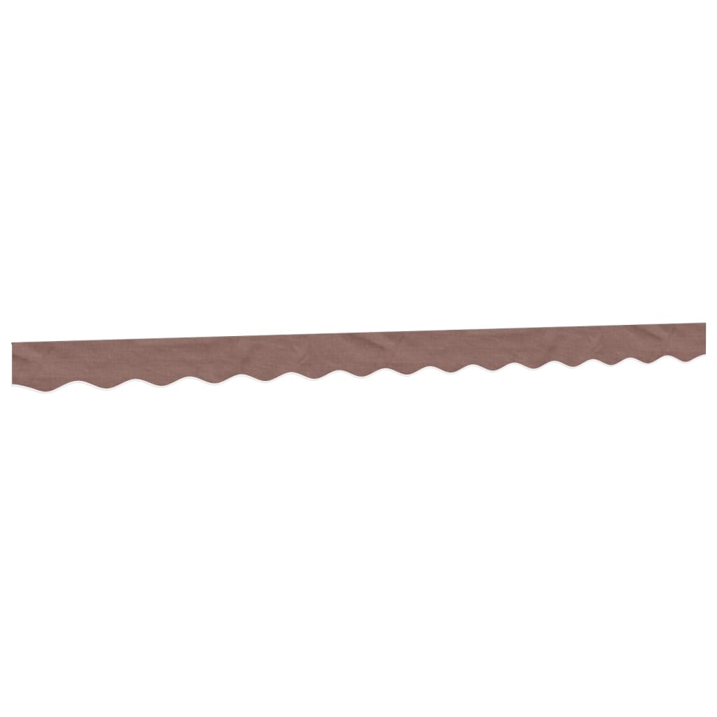 Replacement Fabric for Awning Valance Brown Stripe 3.5 m