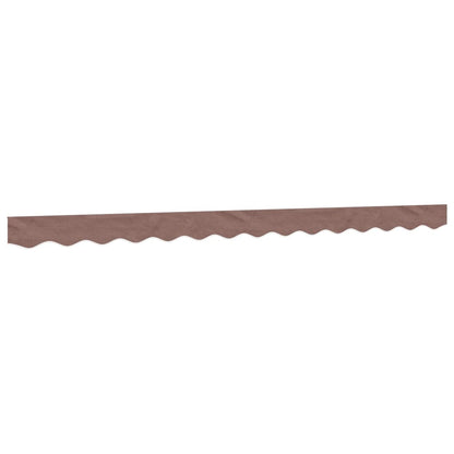 Replacement Fabric for Awning Valance Brown Stripe 3.5 m