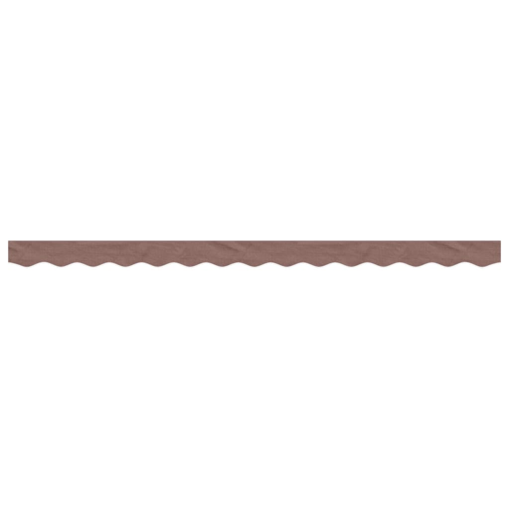 Replacement Fabric for Awning Valance Brown Stripe 3.5 m