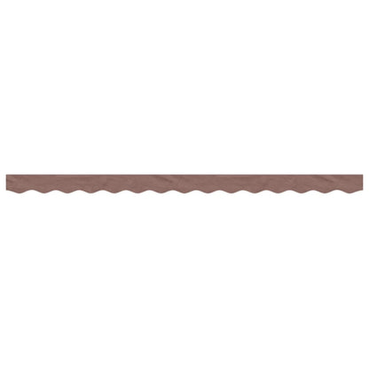 Replacement Fabric for Awning Valance Brown Stripe 3.5 m