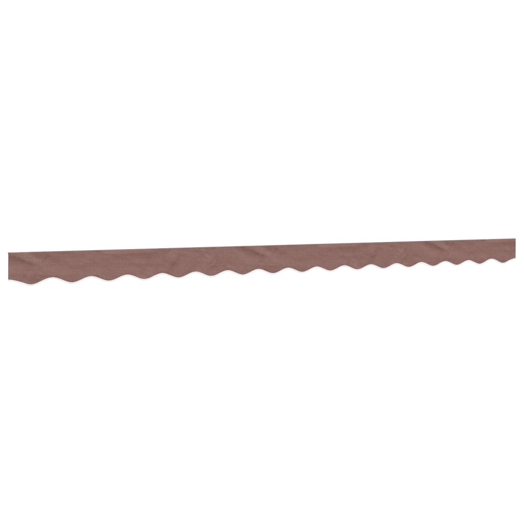 Replacement Fabric for Awning Valance Brown Stripe 4 m
