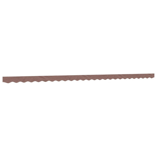 Replacement Fabric for Awning Valance Brown Stripe 6 m