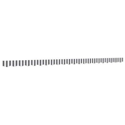 Replacement Fabric for Awning Valance Anthracite and White Stripe 5 m