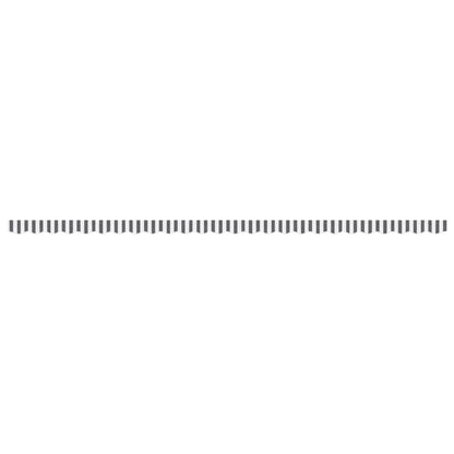 Replacement Fabric for Awning Valance Anthracite and White Stripe 6 m