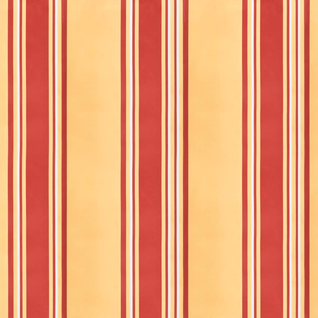 Replacement Fabric for Awning Valance Yellow and Orange Stripe 3.5 m