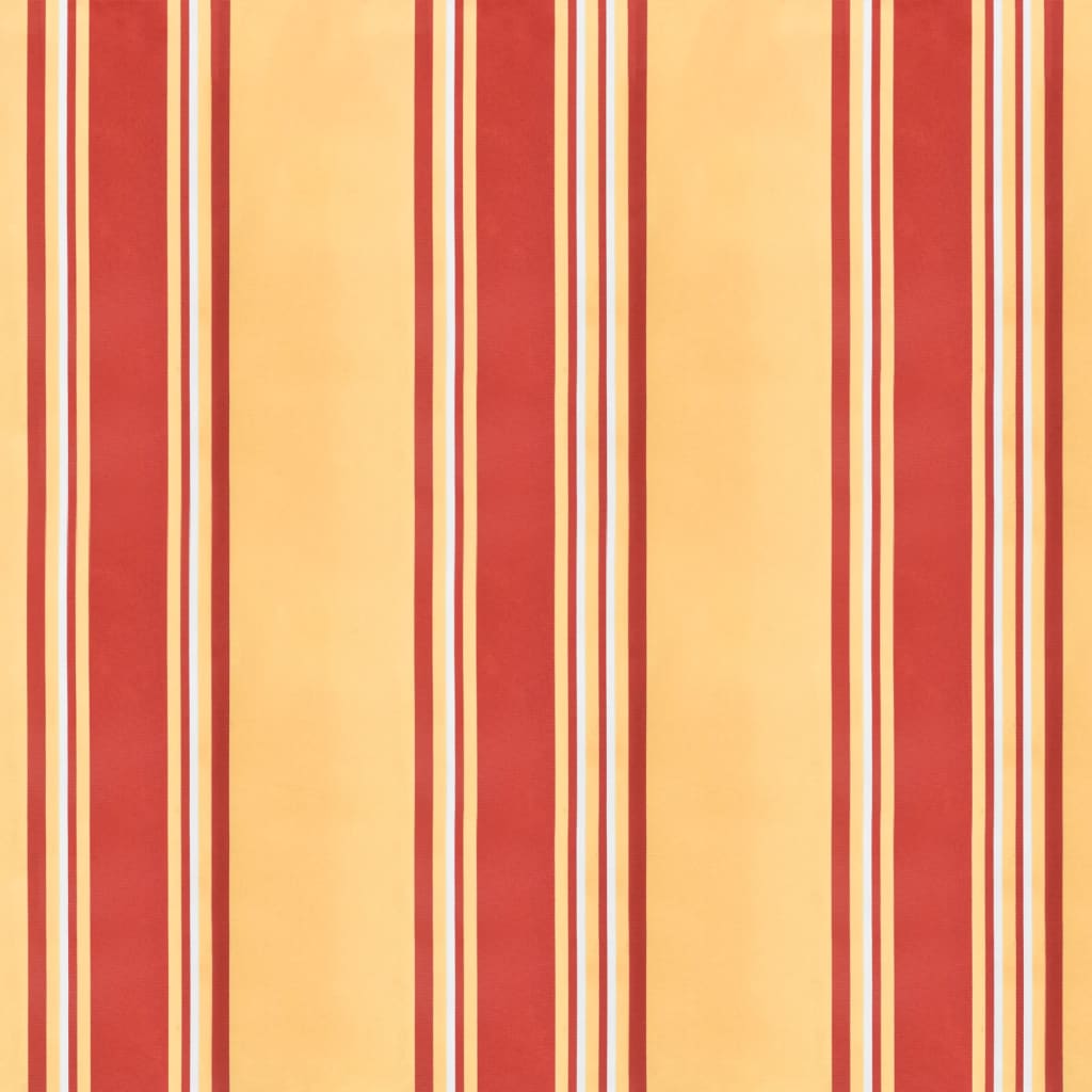 Replacement Fabric for Awning Valance Yellow and Orange Stripe 4.5 m