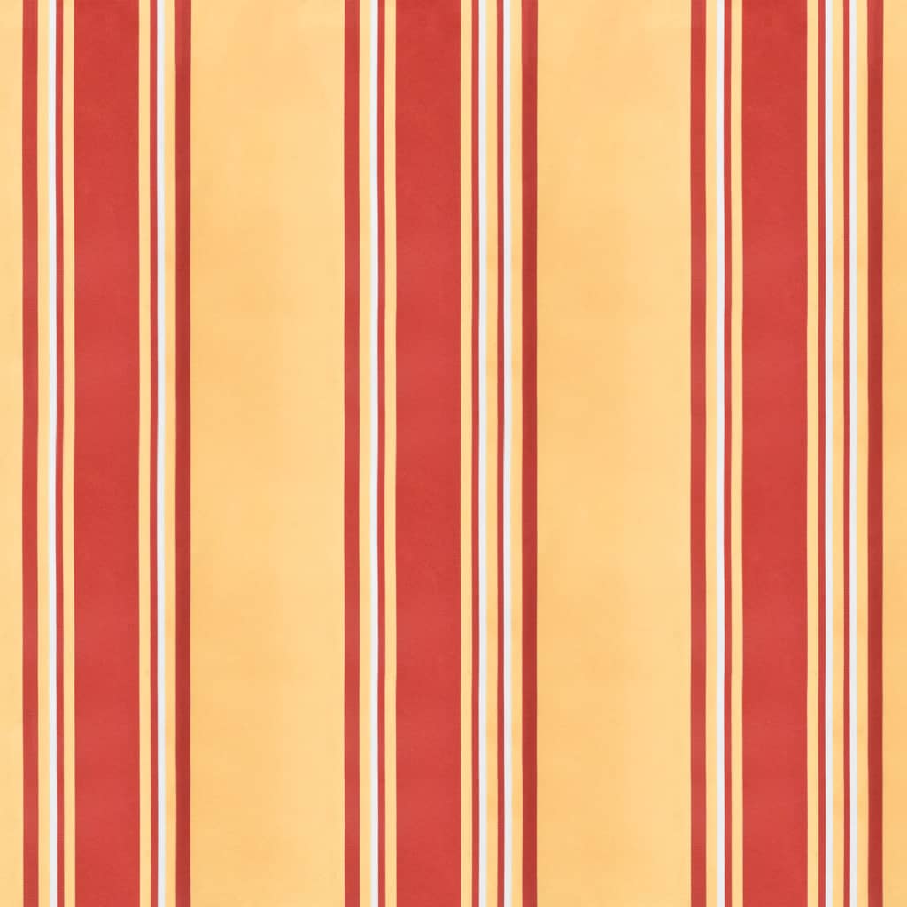 Replacement Fabric for Awning Valance Yellow and Orange Stripe 5 m