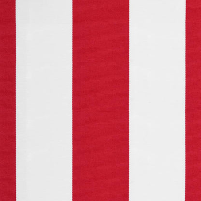 Replacement Fabric for Awning Valance Red and White Stripe 3 m
