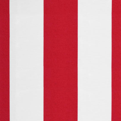 Replacement Fabric for Awning Valance Red and White Stripe 4 m