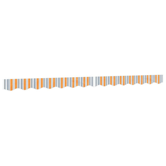 Replacement Fabric for Awning Valance Multicolour Stripe 3.5 m