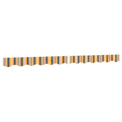Replacement Fabric for Awning Valance Yellow and Grey Stripe 3 m