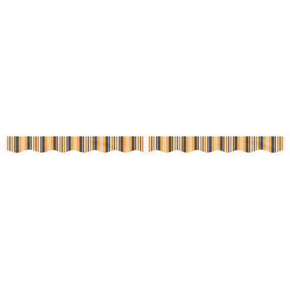 Replacement Fabric for Awning Valance Yellow and Grey Stripe 3 m