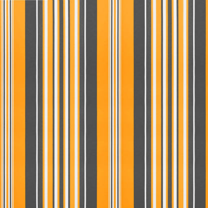 Replacement Fabric for Awning Valance Yellow and Grey Stripe 3 m