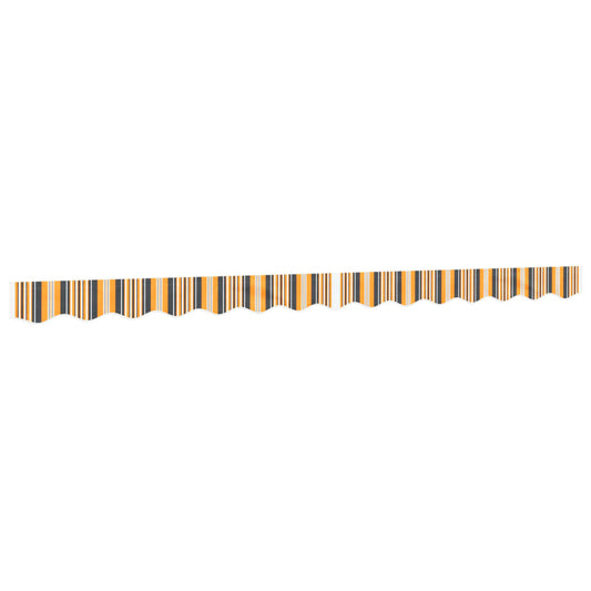 Replacement Fabric for Awning Valance Yellow and Grey Stripe 3.5 m