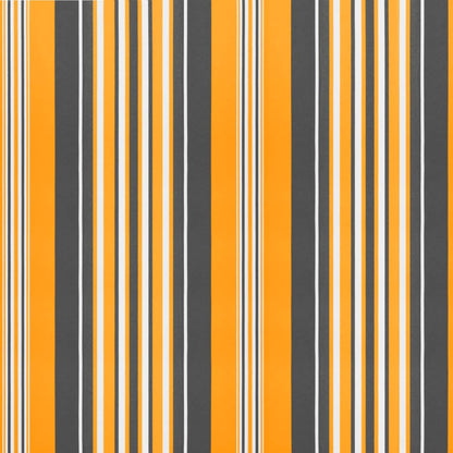 Replacement Fabric for Awning Valance Yellow and Grey Stripe 3.5 m