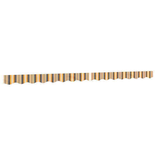 Replacement Fabric for Awning Valance Yellow and Grey Stripe 4 m