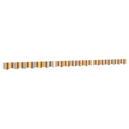 Replacement Fabric for Awning Valance Yellow and Grey Stripe 4.5 m