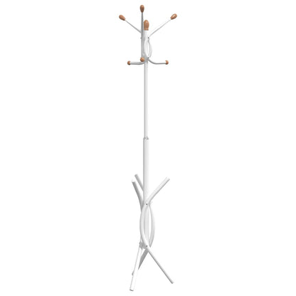 Coat Stand White 176 cm Powder-coated Iron