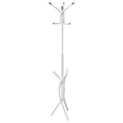 Coat Stand White 176 cm Powder-coated Iron