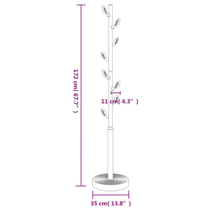 Coat Stand Pink 172 cm Powder-coated Iron