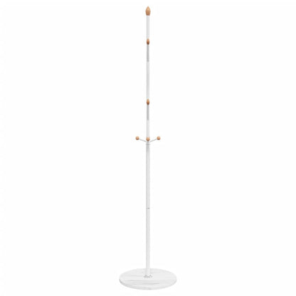 Coat Stand White 177 cm Powder-coated Iron