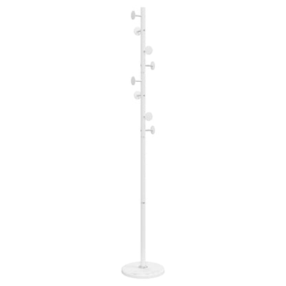 Coat Stand White 176 cm Powder-coated Iron