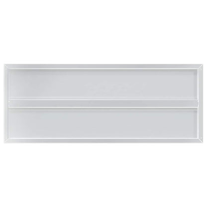 Wall Shelves 2 pcs 100x40 cm Silver Stainless Steel